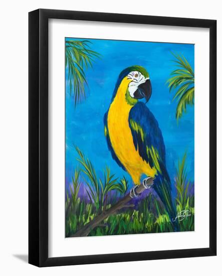 Island Birds II-Julie DeRice-Framed Art Print