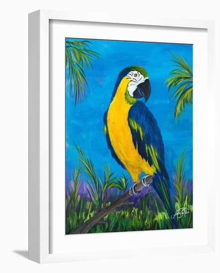 Island Birds II-Julie DeRice-Framed Art Print