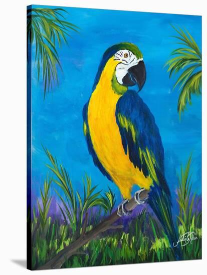Island Birds II-Julie DeRice-Stretched Canvas