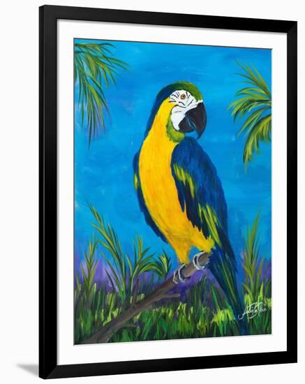 Island Birds II-Julie DeRice-Framed Art Print