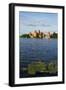 Island Castle of Trakai Near Vilnius, Lithuania, Europe-Bruno Morandi-Framed Photographic Print