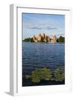 Island Castle of Trakai Near Vilnius, Lithuania, Europe-Bruno Morandi-Framed Photographic Print