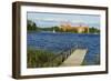 Island Castle of Trakai Near Vilnius, Lithuania, Europe-Bruno Morandi-Framed Photographic Print