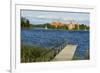 Island Castle of Trakai Near Vilnius, Lithuania, Europe-Bruno Morandi-Framed Photographic Print