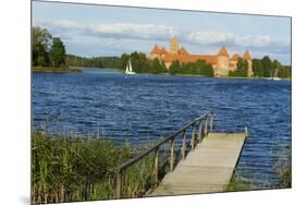 Island Castle of Trakai Near Vilnius, Lithuania, Europe-Bruno Morandi-Mounted Photographic Print