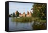 Island Castle of Trakai Near Vilnius, Lithuania, Europe-Bruno Morandi-Framed Stretched Canvas