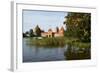 Island Castle of Trakai Near Vilnius, Lithuania, Europe-Bruno Morandi-Framed Photographic Print