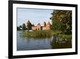 Island Castle of Trakai Near Vilnius, Lithuania, Europe-Bruno Morandi-Framed Photographic Print