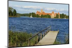 Island Castle of Trakai Near Vilnius, Lithuania, Europe-Bruno Morandi-Mounted Photographic Print