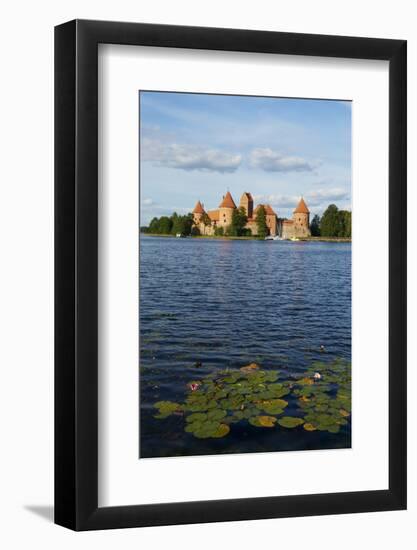 Island Castle of Trakai Near Vilnius, Lithuania, Europe-Bruno Morandi-Framed Photographic Print