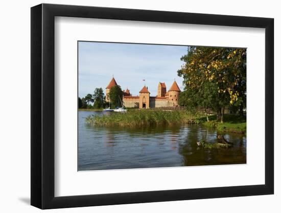 Island Castle of Trakai Near Vilnius, Lithuania, Europe-Bruno Morandi-Framed Photographic Print