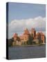 Island Castle on Lake Galve, Trakai Historical National Park, Trakai, Lithuania-Walter Bibikow-Stretched Canvas