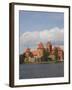 Island Castle on Lake Galve, Trakai Historical National Park, Trakai, Lithuania-Walter Bibikow-Framed Photographic Print