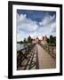 Island Castle on Lake Galve, Trakai Historical National Park, Trakai, Lithuania-Walter Bibikow-Framed Photographic Print