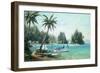 Island Cove-Art Fronckowiak-Framed Art Print