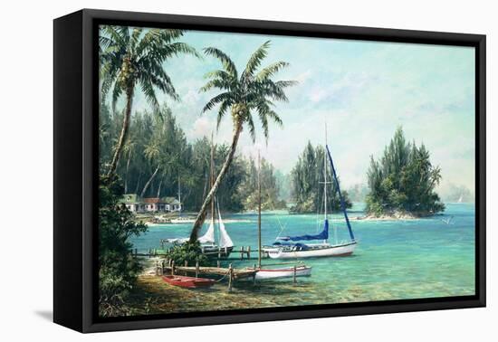 Island Cove-Art Fronckowiak-Framed Stretched Canvas