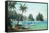 Island Cove-Art Fronckowiak-Framed Stretched Canvas