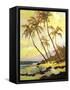 Island Dream-Darrell Hill-Framed Stretched Canvas