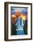 Island Dreams-Jim Warren-Framed Premium Giclee Print