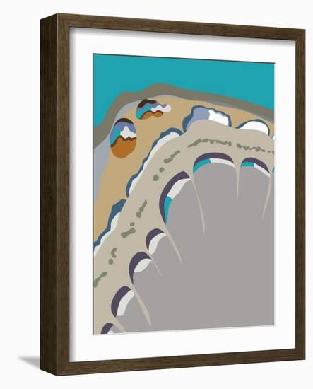 Island Droplets-Belen Mena-Framed Giclee Print