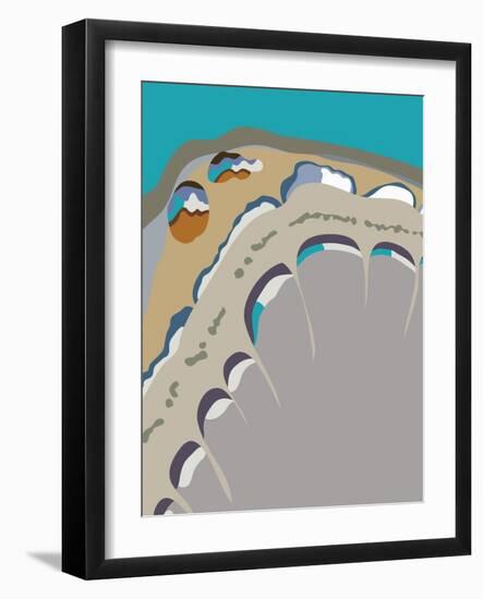 Island Droplets-Belen Mena-Framed Giclee Print