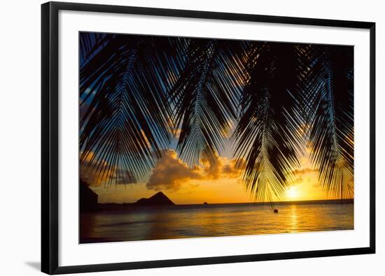 Island Evening I-Mike Toy-Framed Giclee Print