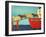 Island Ferry Choc Yellow-Stephen Huneck-Framed Giclee Print