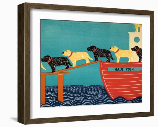Island Ferry Haig Point-Stephen Huneck-Framed Giclee Print