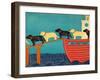 Island Ferry Key West-Stephen Huneck-Framed Giclee Print