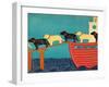 Island Ferry Key West-Stephen Huneck-Framed Giclee Print