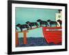 Island Ferry Nan All Black-Stephen Huneck-Framed Giclee Print