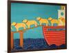 Island Ferry Nan Yellow-Stephen Huneck-Framed Giclee Print