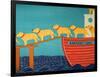 Island Ferry Nan Yellow-Stephen Huneck-Framed Giclee Print