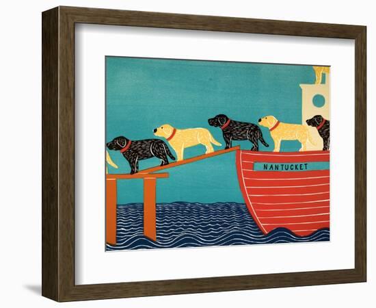 Island Ferry Nan-Stephen Huneck-Framed Giclee Print