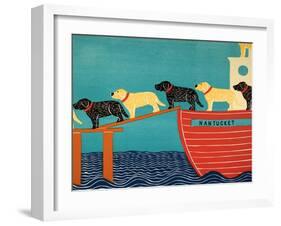 Island Ferry Nan-Stephen Huneck-Framed Giclee Print