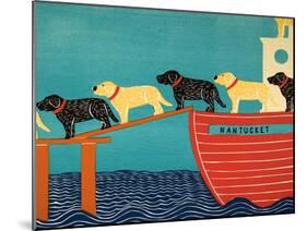 Island Ferry Nan-Stephen Huneck-Mounted Giclee Print