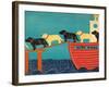 Island Ferry Outer Banks-Stephen Huneck-Framed Giclee Print