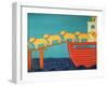 Island Ferry Yellow Dogs Nan-Stephen Huneck-Framed Giclee Print