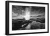 Island Fire, Sunrise at Spouting Horn, Kauai Hawaii-Vincent James-Framed Photographic Print