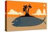 Island Fish-Complot-Stretched Canvas
