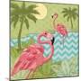 Island Flamingo I-Paul Brent-Mounted Art Print