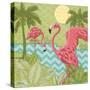 Island Flamingo II-Paul Brent-Stretched Canvas