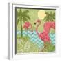 Island Flamingo II-Paul Brent-Framed Art Print