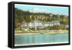 Island House, Mackinac Island, Michigan-null-Framed Stretched Canvas