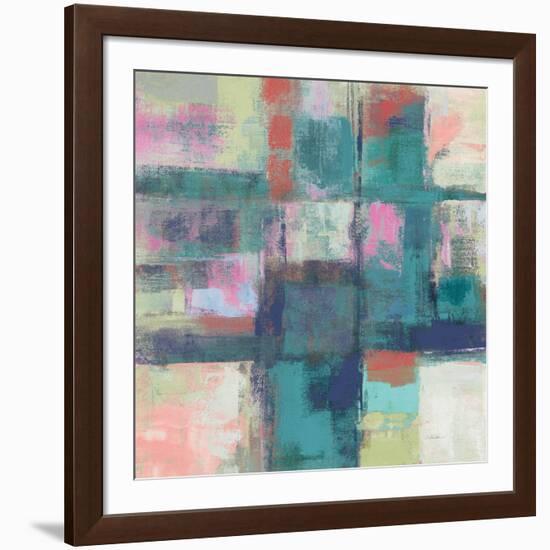 Island Hues I Crop Bright-Silvia Vassileva-Framed Art Print