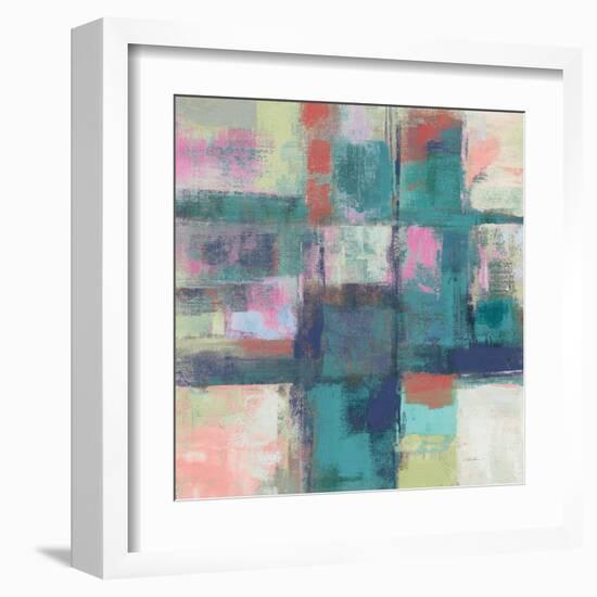 Island Hues I Crop Bright-Silvia Vassileva-Framed Art Print