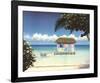 Island Hut-Daniel Pollera-Framed Art Print