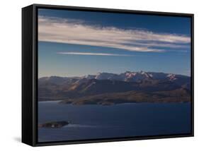 Island in a Lake, Lake Nahuel Huapi, San Carlos De Bariloche, Rio Negro Province, Patagonia-null-Framed Stretched Canvas