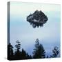 Island in Lake Tahoe-Micha Pawlitzki-Stretched Canvas