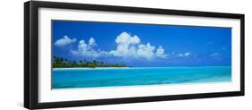 Island in the Ocean, Polynesia-null-Framed Premium Photographic Print